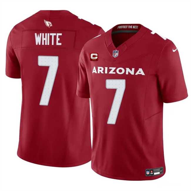 Men & Women & Youth Arizona Cardinals #7 Kyzir White Red 2024 F.U.S.E. With 2-Star C Patch Vapor Untouchable Limited Stitched Jersey